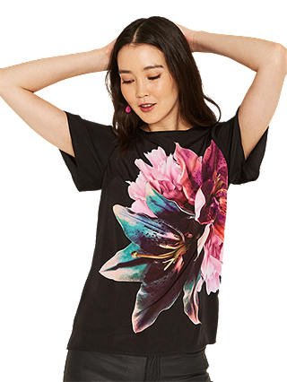 Oasis Lily Going Out Top, Multi/Black
