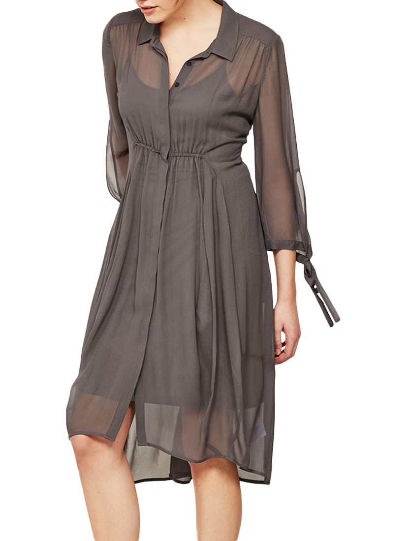 brynn print cocoon shirt dress