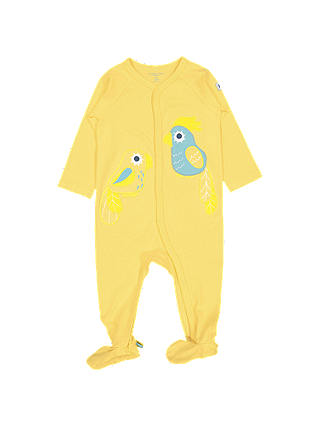 Polarn O. Pyret Baby Parrot Sleepsuit, Yellow