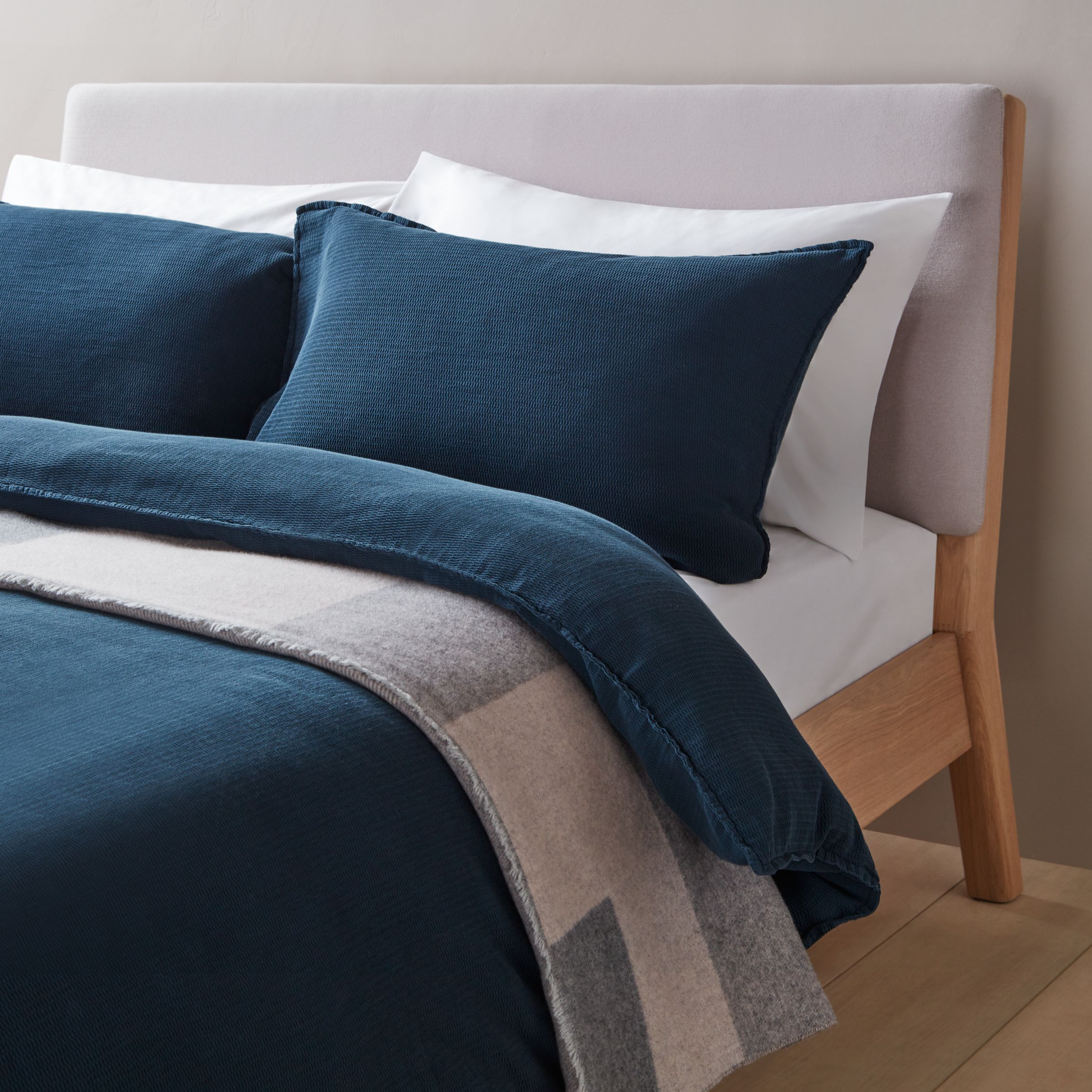 Design Project By John Lewis No 144 Bedding Navy At John Lewis