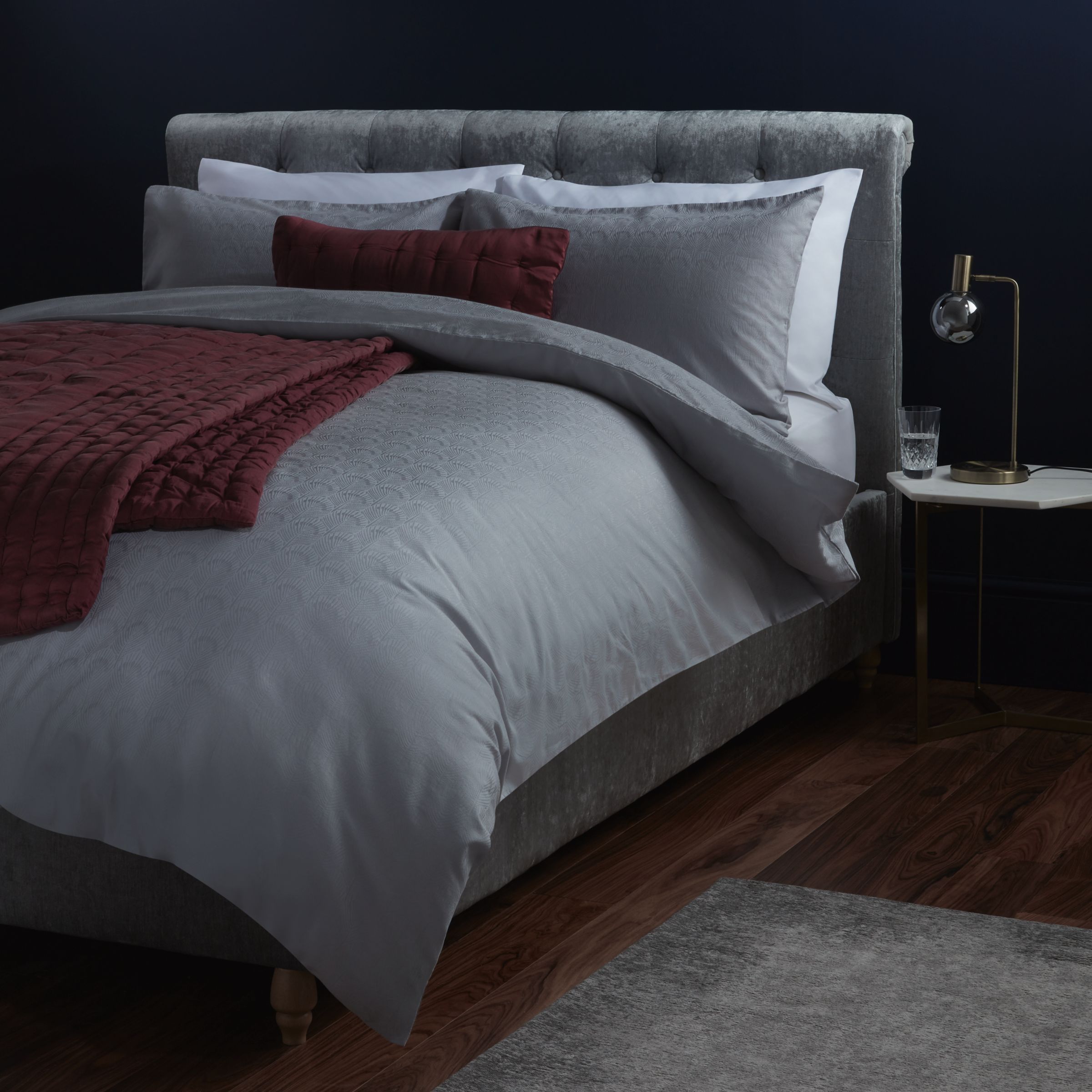 John Lewis Partners Textured And Decorative Pavone Duvet Cover