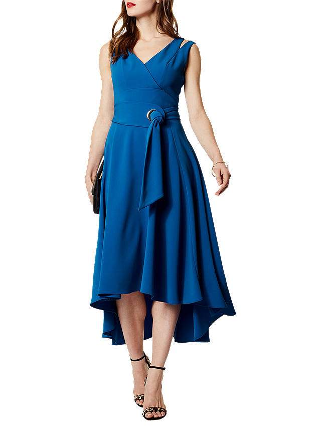 Karen Millen Belted Dress, Blue