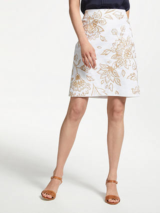 Boden Fun Embroidered Skirt