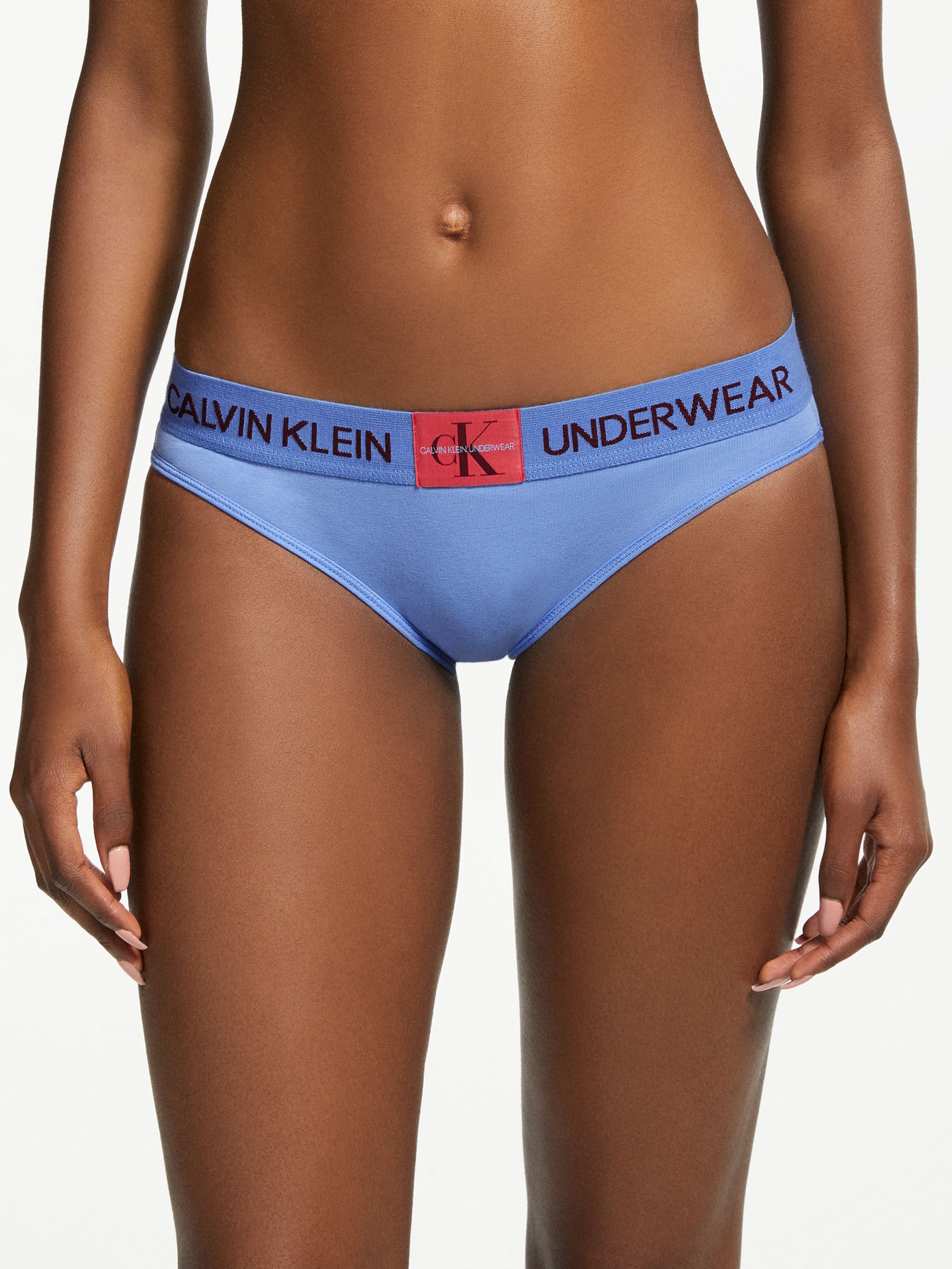 Calvin Klein Monogram Bikini Briefs, Periwinkle