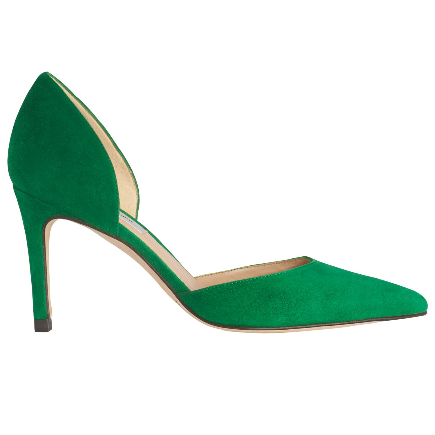 L.K.Bennett Flossie Stiletto Heeled Court Shoes, Green