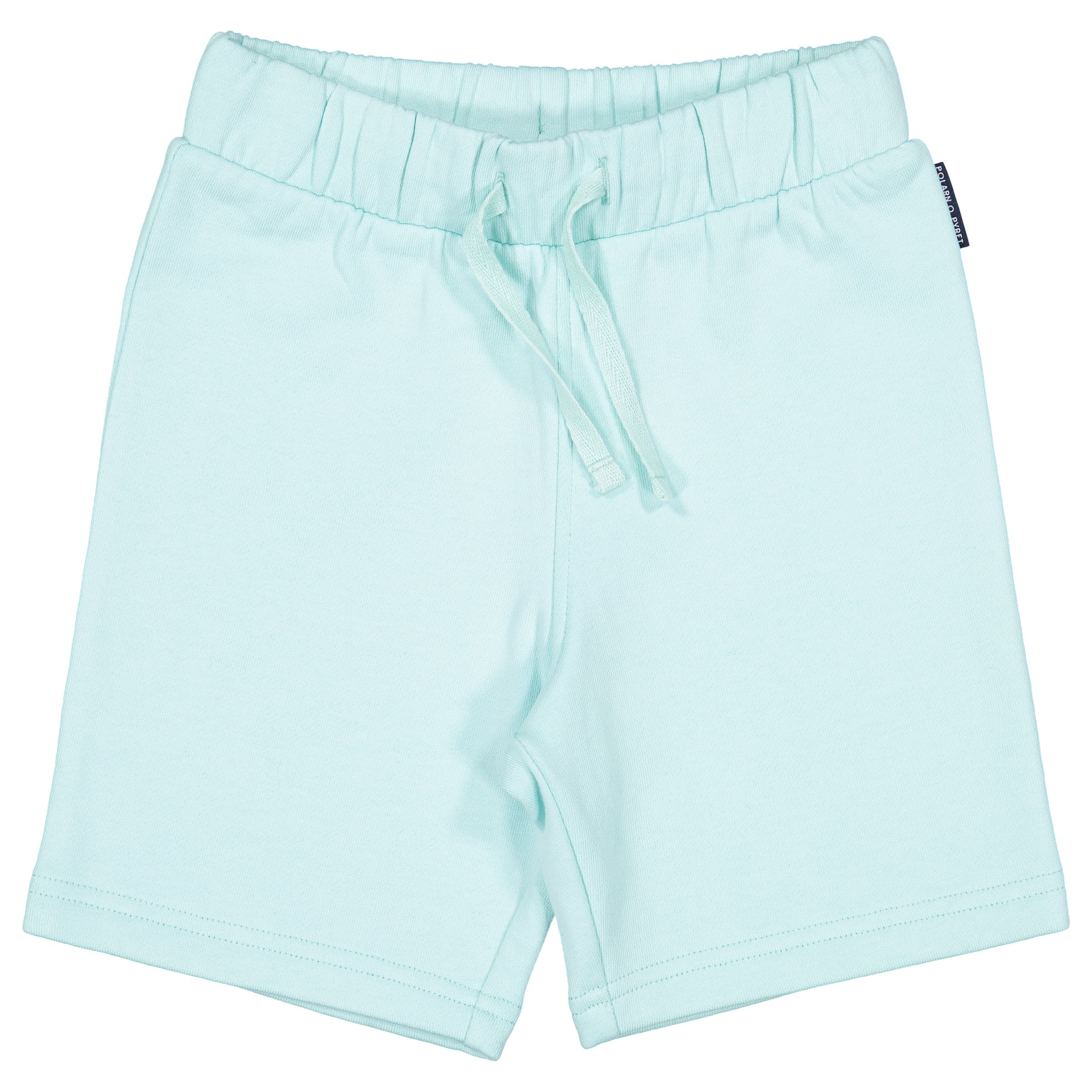 light blue sweat shorts