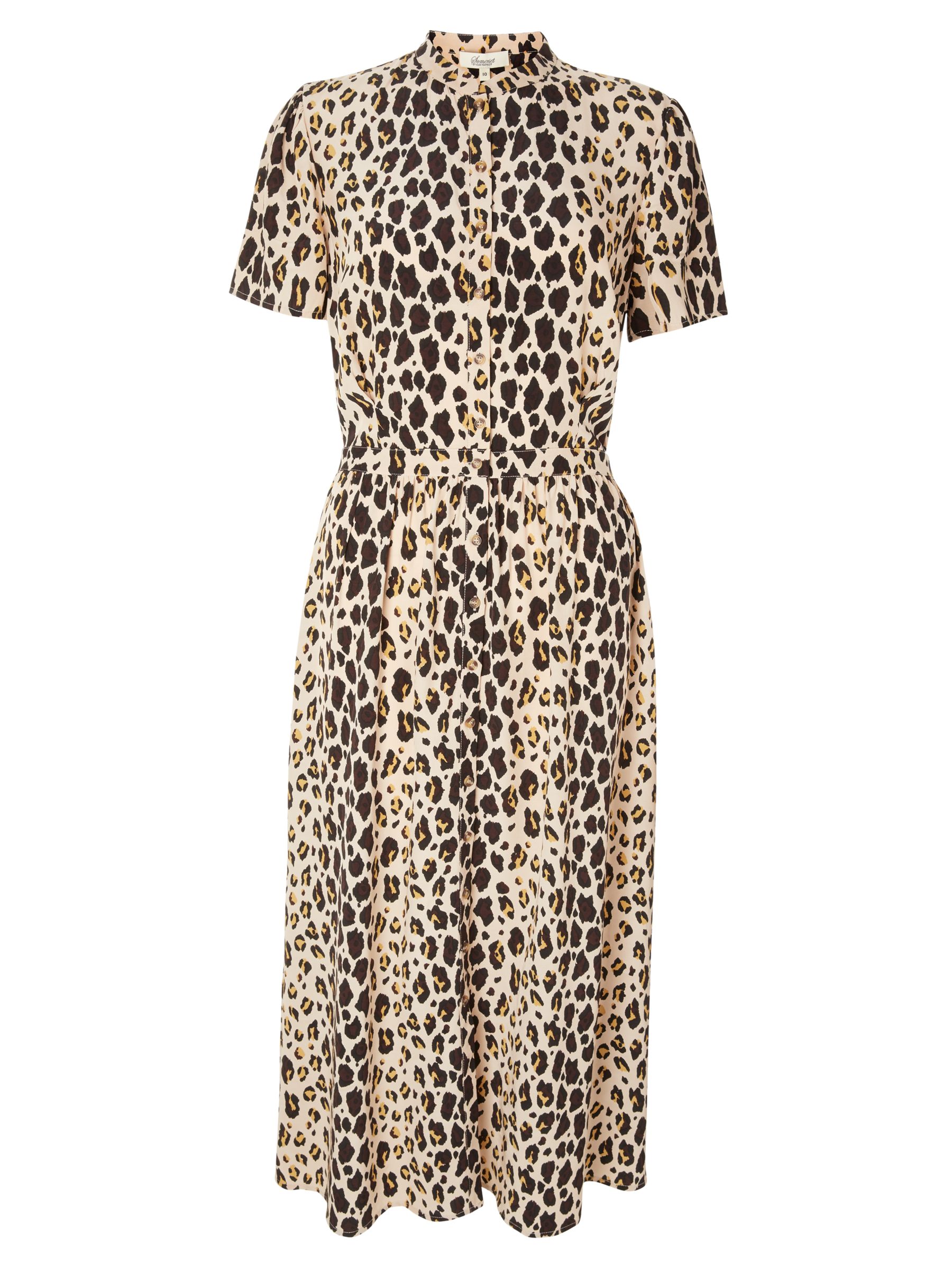 BuySomerset by Alice Temperley Leopard Print Shirt Dress, Multi, 8 Online at johnlewis.com