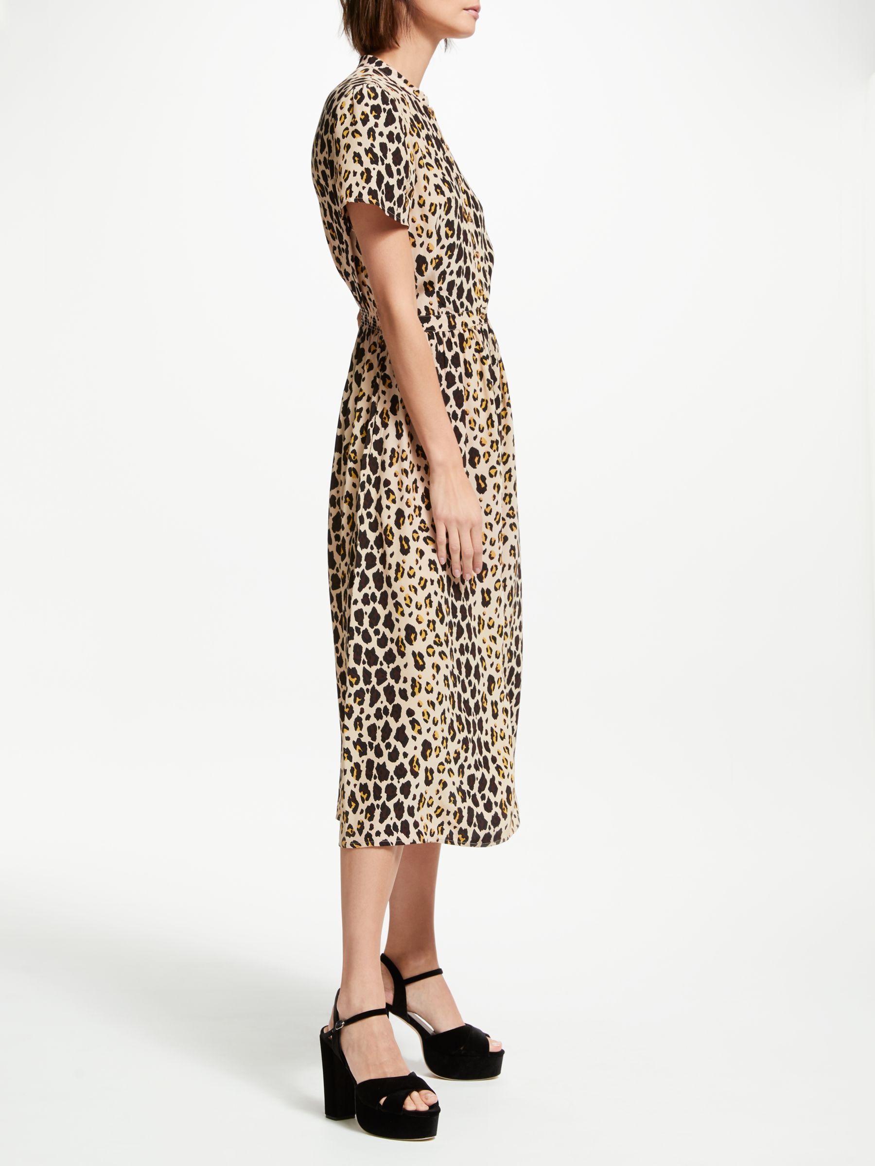 alice temperley leopard print dress