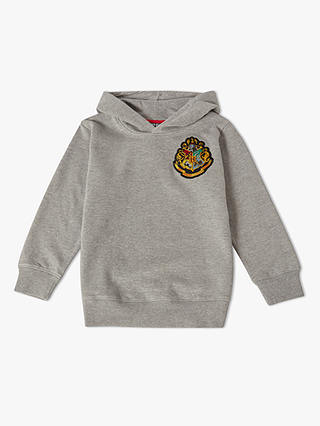 Harry Potter Boys' Hogwarts Crest Hoodie, Grey