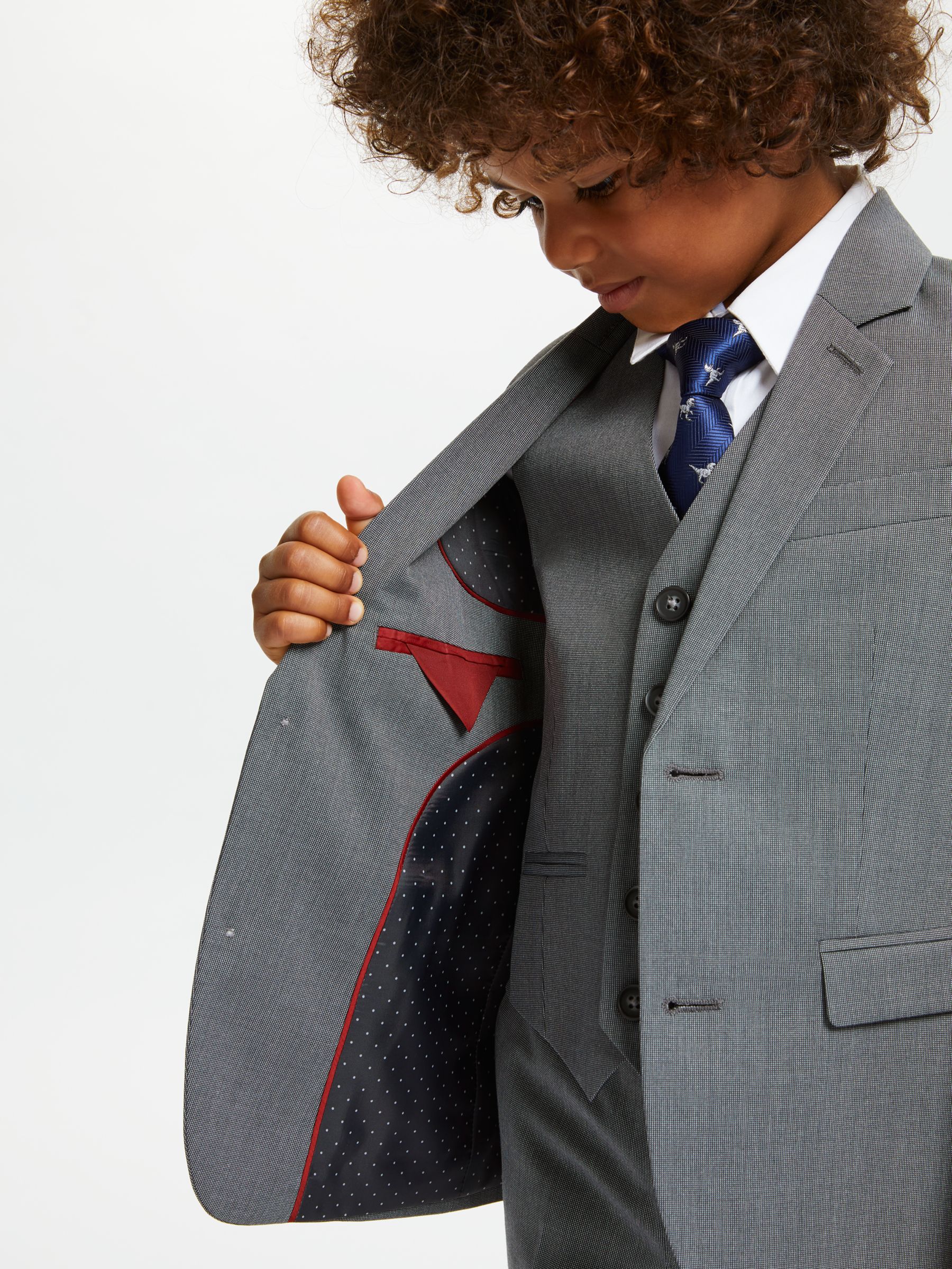Buy John Lewis Heirloom Collection Kids' Suit Jacket, Grey Online at johnlewis.com