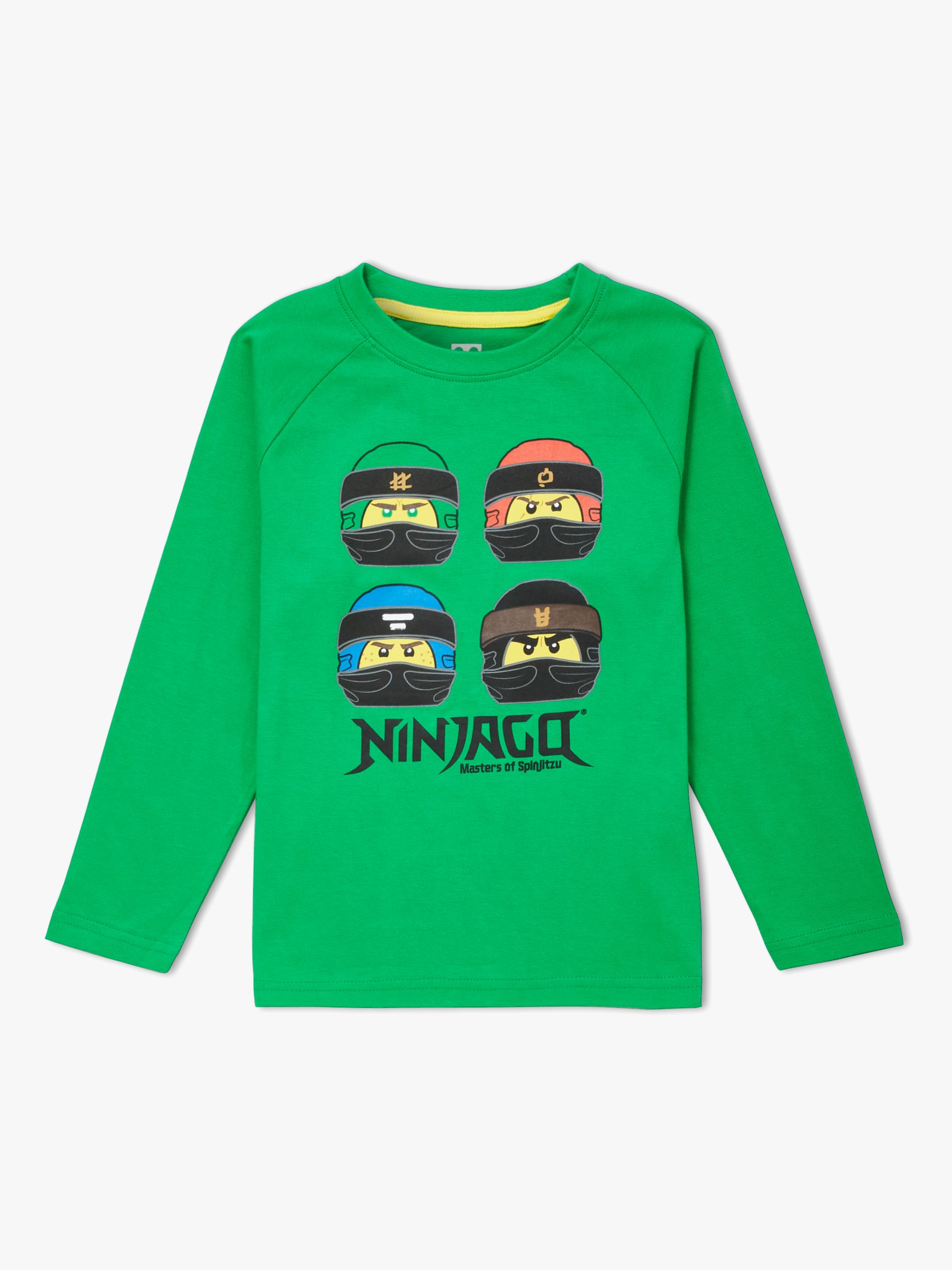 Download LEGO Children's Ninjago Long Sleeve T-Shirt, Green at John ...