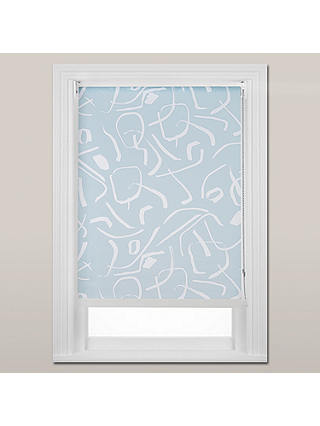 House by John Lewis Dance Party Daylight Roller Blind, Blue