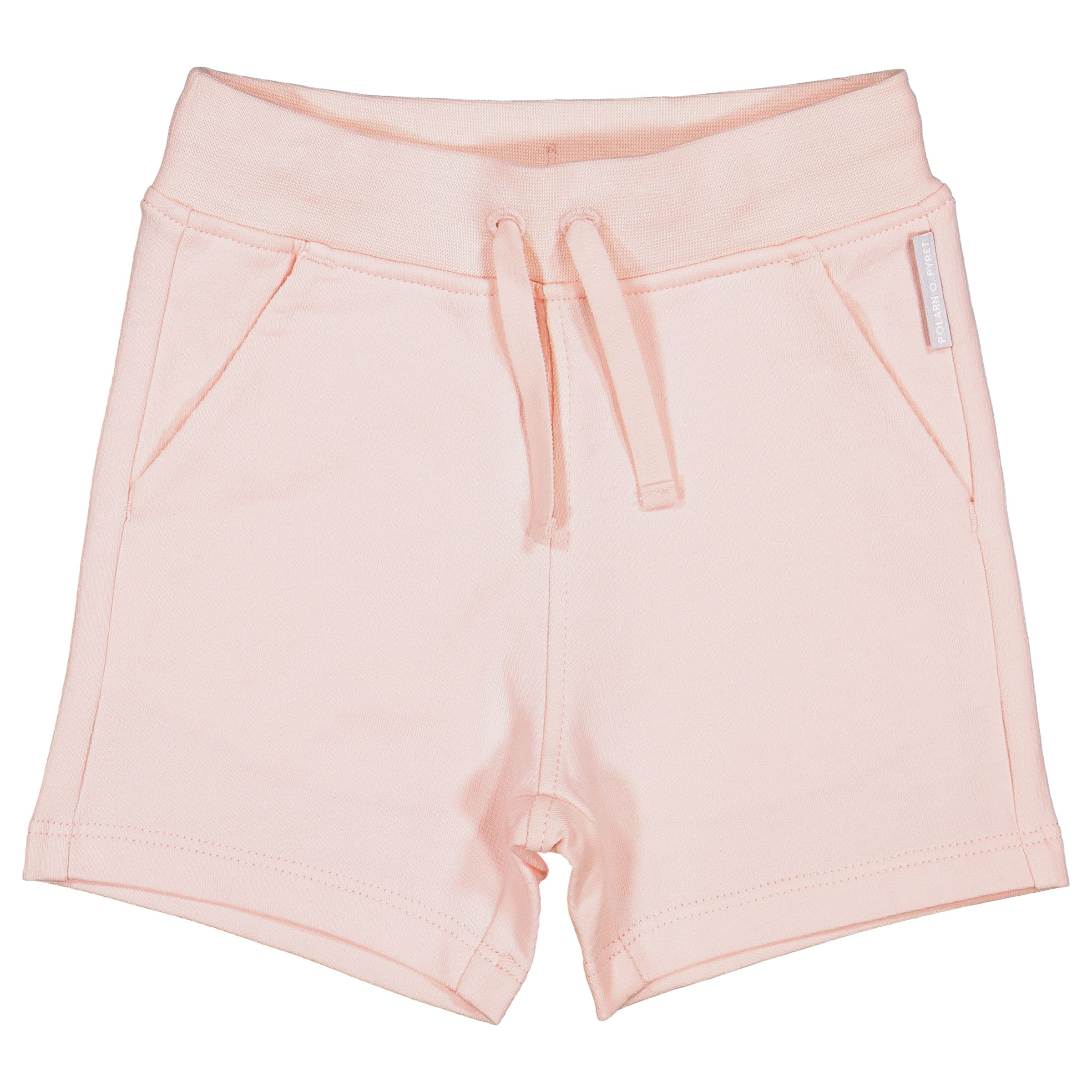 Polarn O. Pyret Baby Organic Cotton Jersey Shorts, Pink