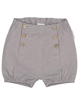 Polarn O. Pyret Baby Organic Cotton Shorts, Grey
