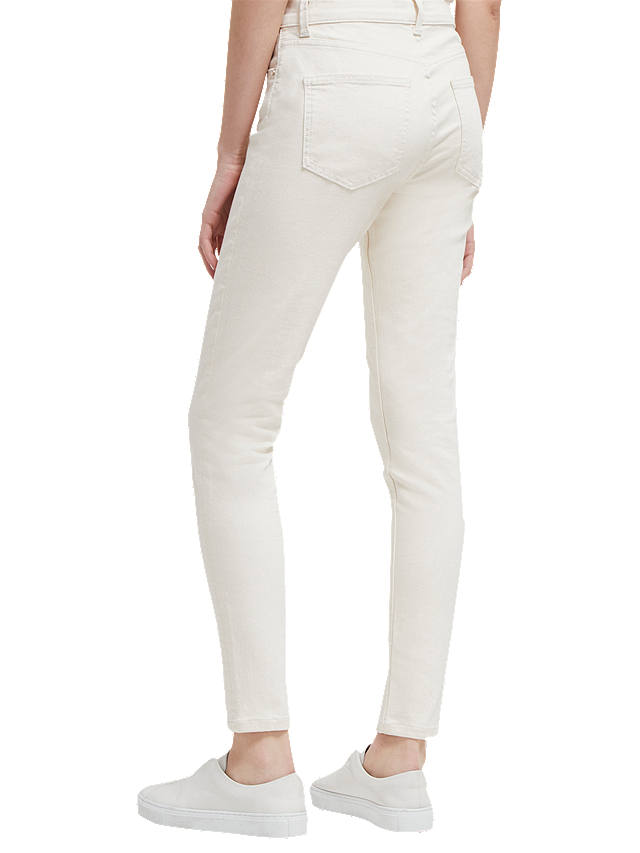French Connection Rebound Skinny Jeans, Ecru