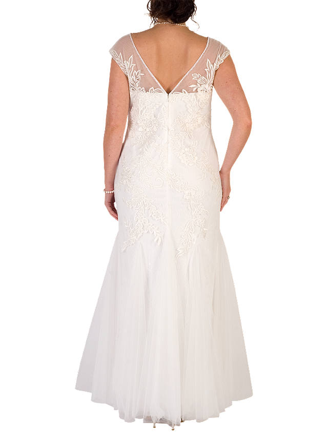 Chesca Godet Tulle Wedding Dress, Ivory