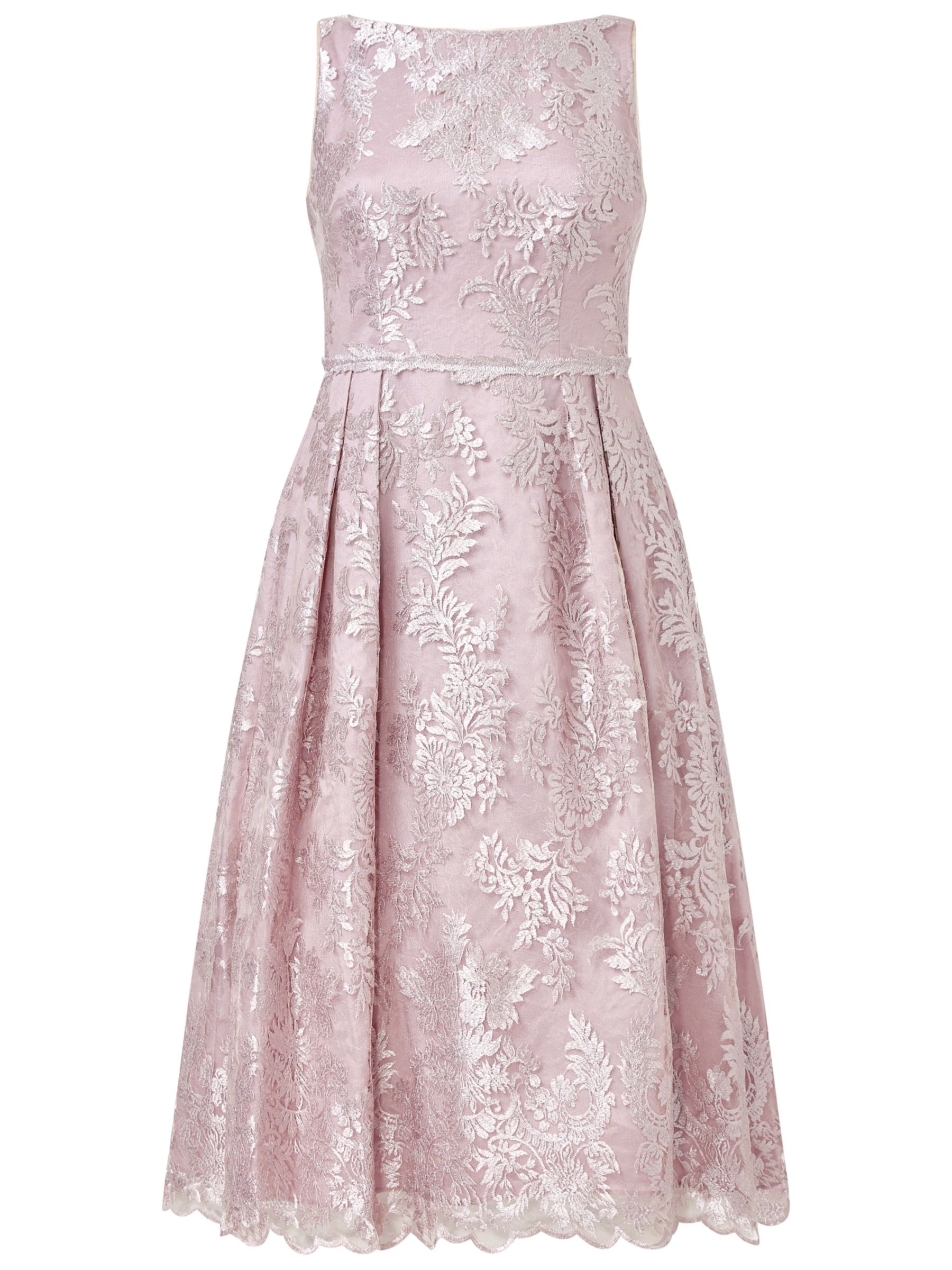 Adrianna Papell Embroidered Tea Dress, Lily Rose