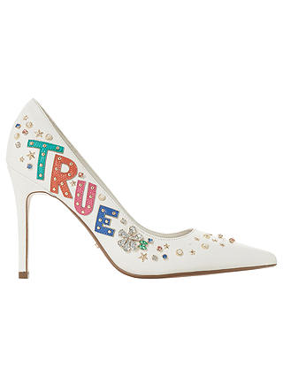 Dune Bae True Love Heeled Court Shoes, Multi