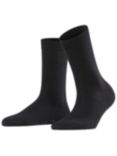 FALKE Soft Merino Wool Ankle Socks, Black