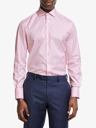 Smyth & Gibson Non Iron Twill Contemporary Fit Shirt, Pink