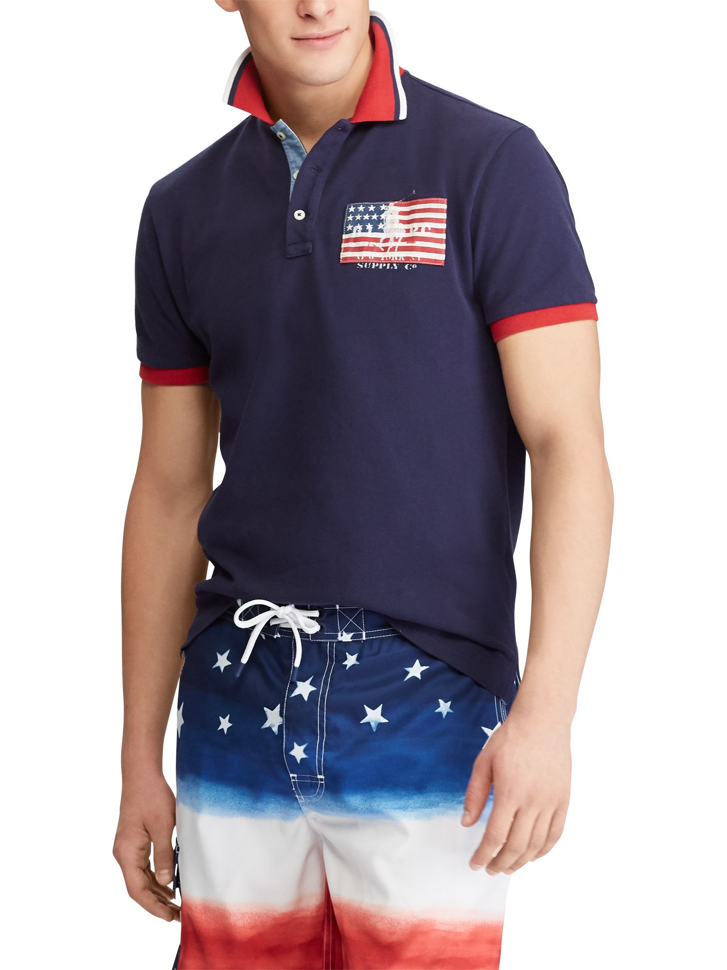 ralph lauren custom flag polo shirts