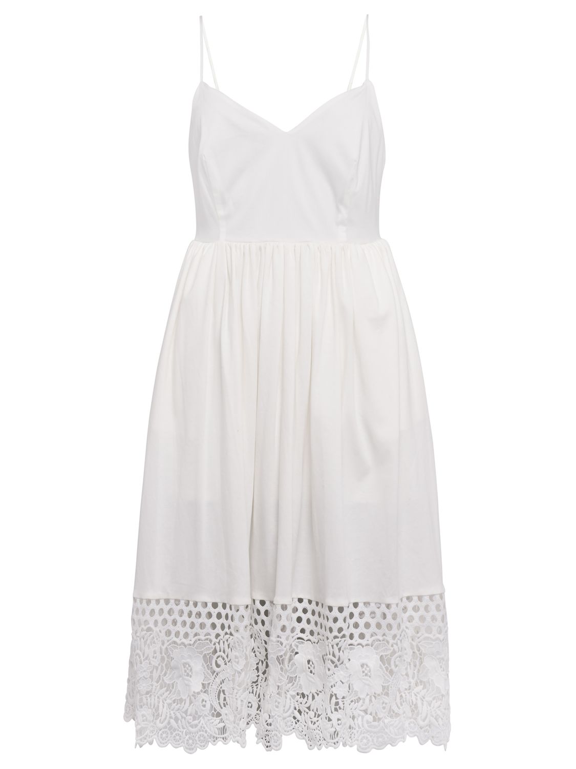 French Connection Salerno Jersey Dress, Summer White