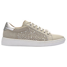 Buy Mint Velvet Allie Lace Up Trainers, Natural Leather Online at  johnlewis.com ...