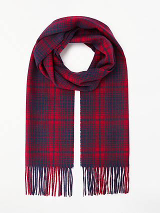 John Lewis & Partners Ombre Check Scarf