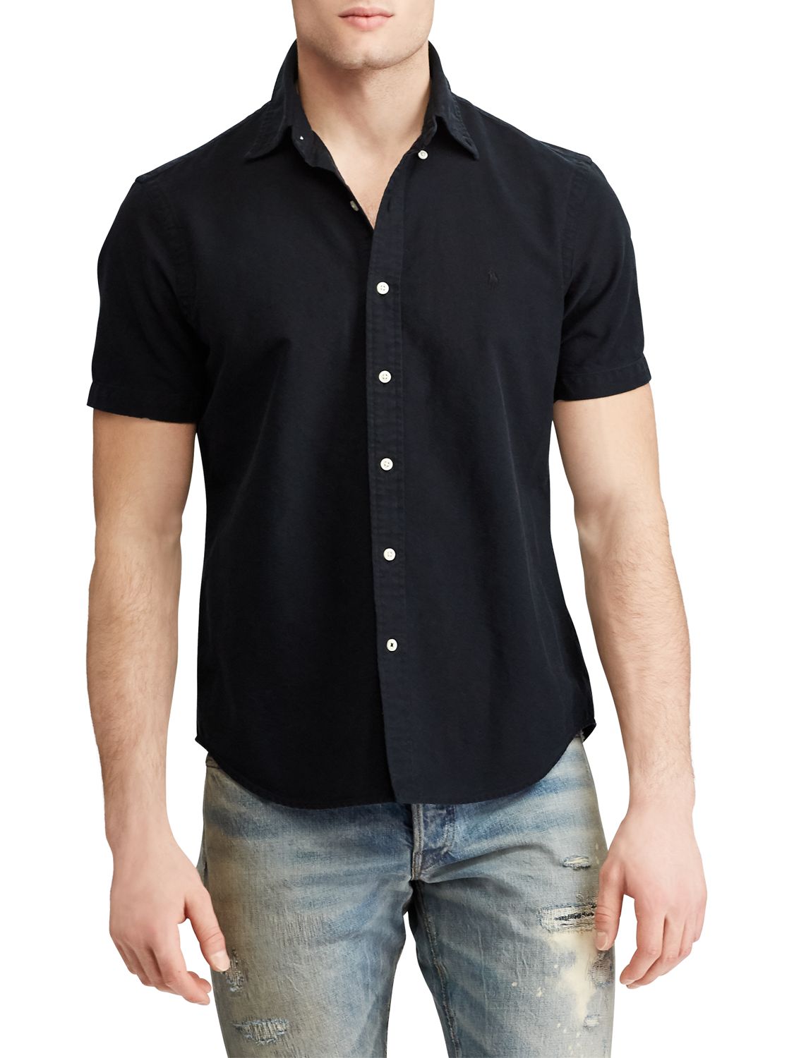 black ralph lauren shirt short sleeve