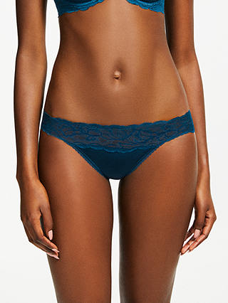 Calvin Klein Underwear Seductive Comfort Lace Bikini Briefs, Lyria Blue