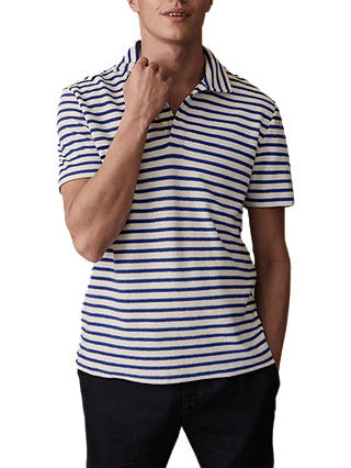 Reiss Berckley Stripe T-Shirt, Blue