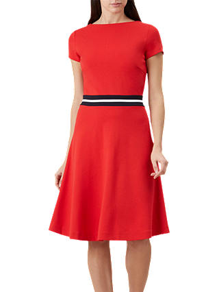 Hobbs Seasalter Dress, Red/Multi