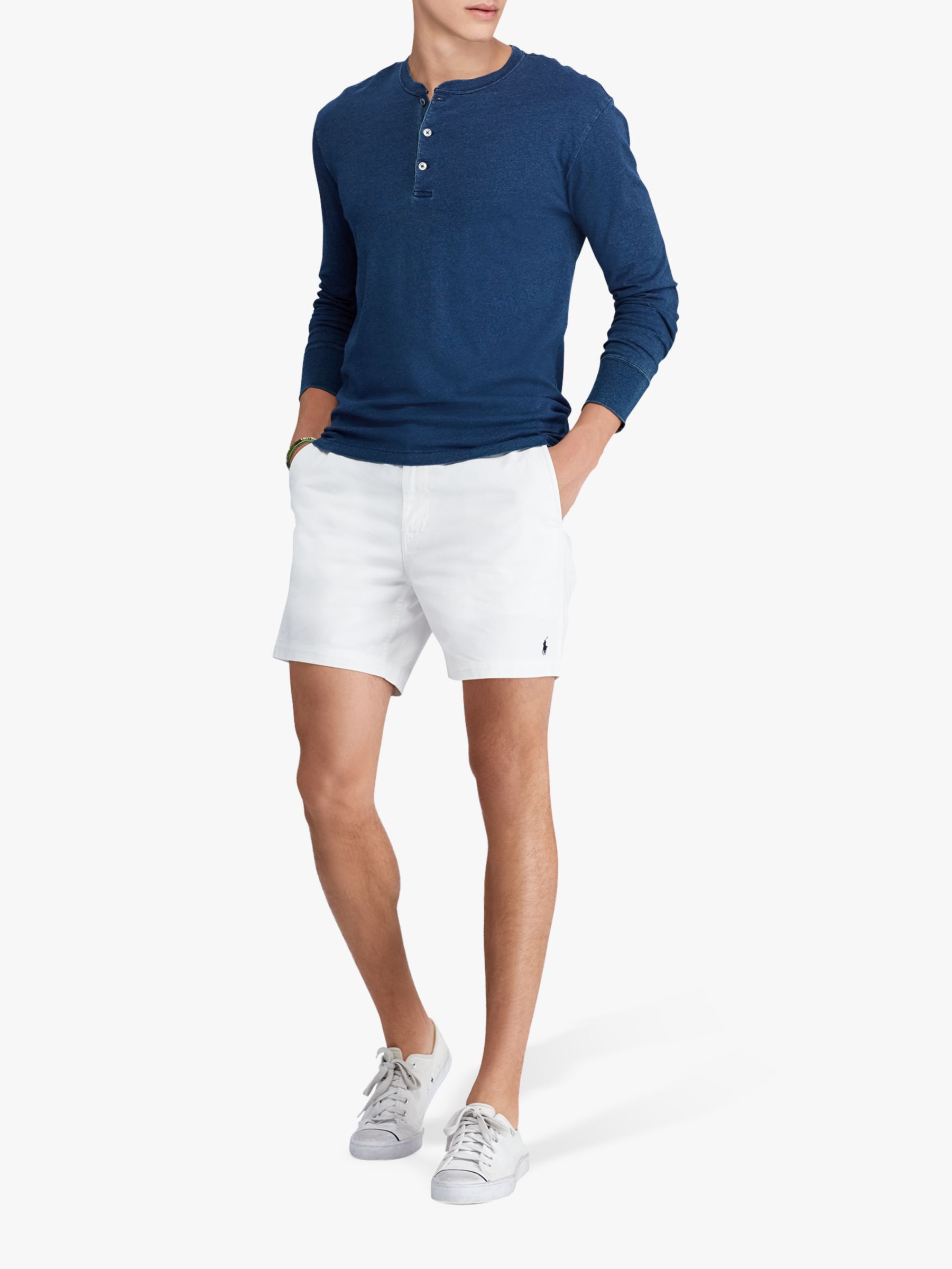 polo prepster shorts white