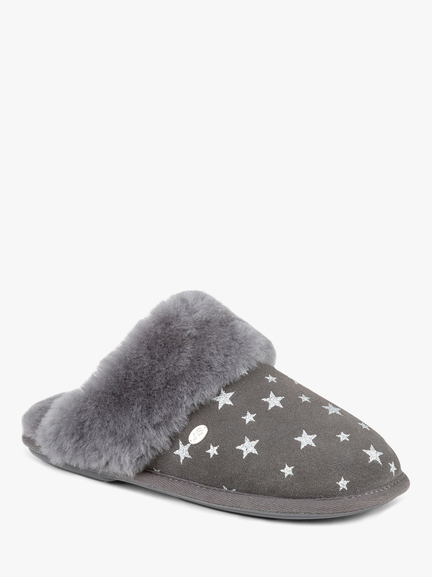 just sheepskin duchess mule slippers
