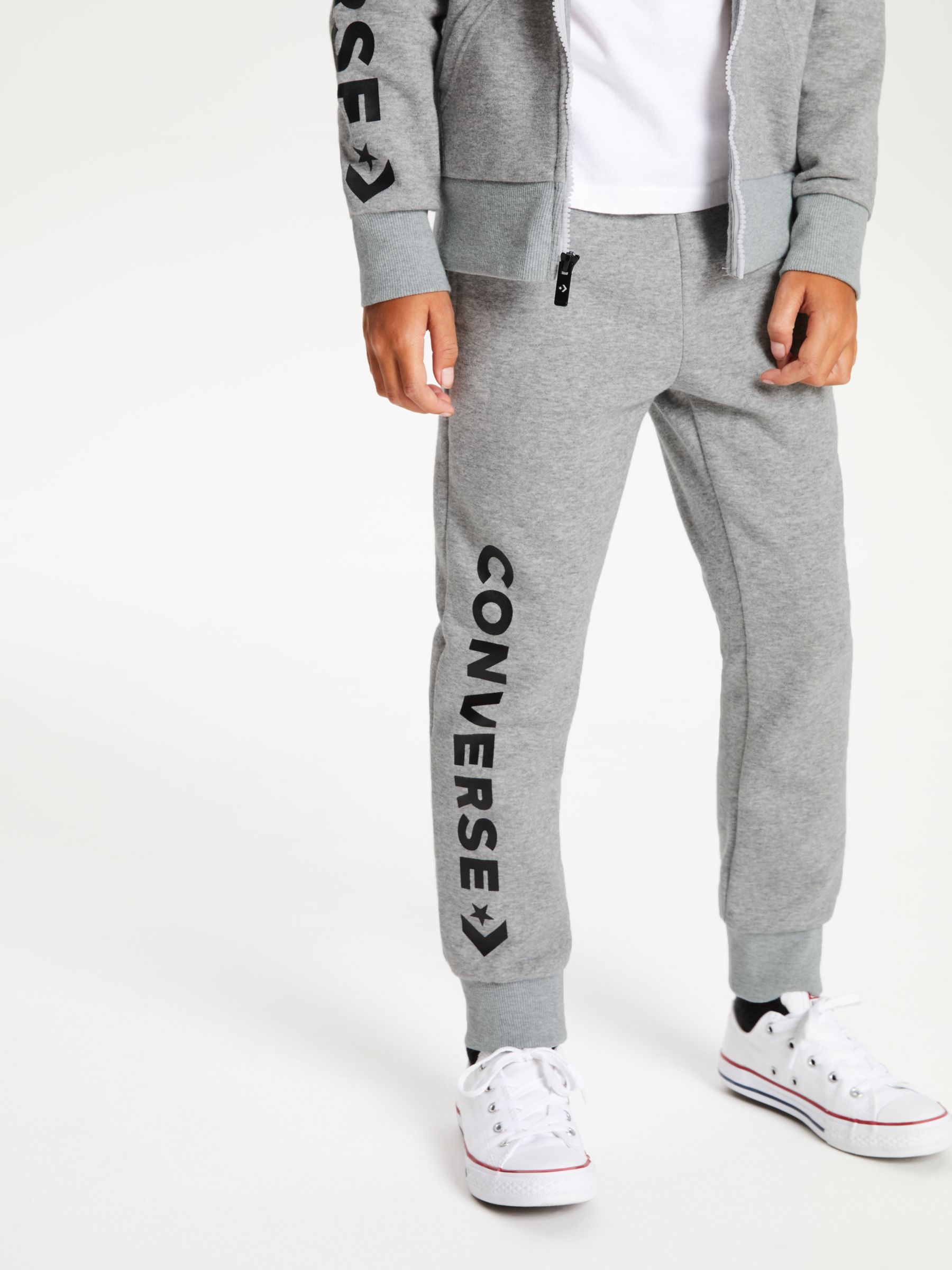 converse grey joggers