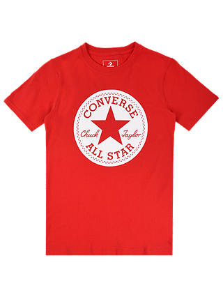 Converse Boys' Chuck Taylor All Star Print T-Shirt, Red