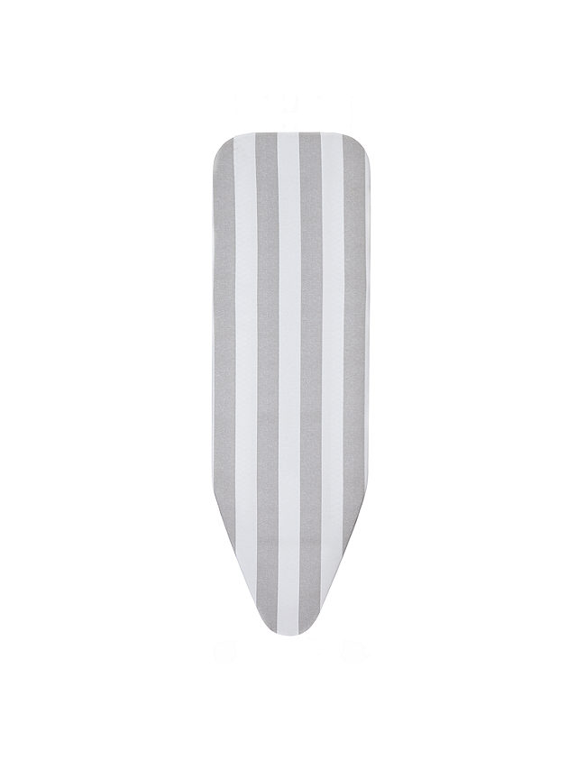 John Lewis Grey Stripe Ironing Board Cover, Small/Medium
