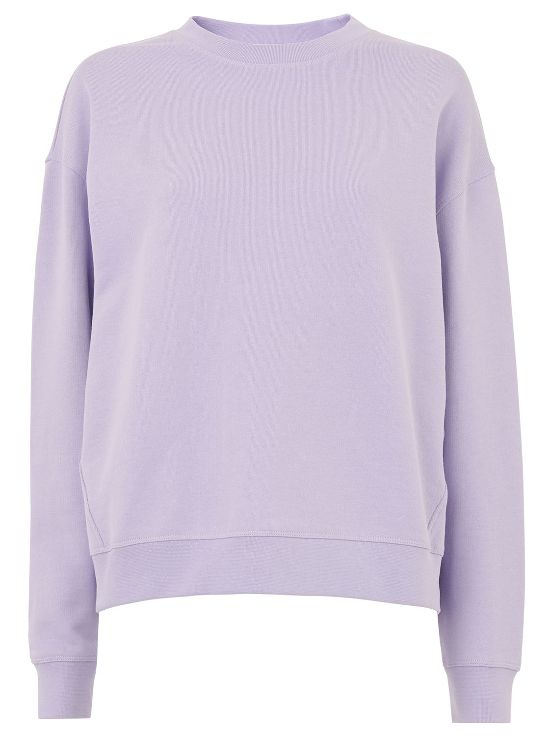 lilac oversized sweatshirt