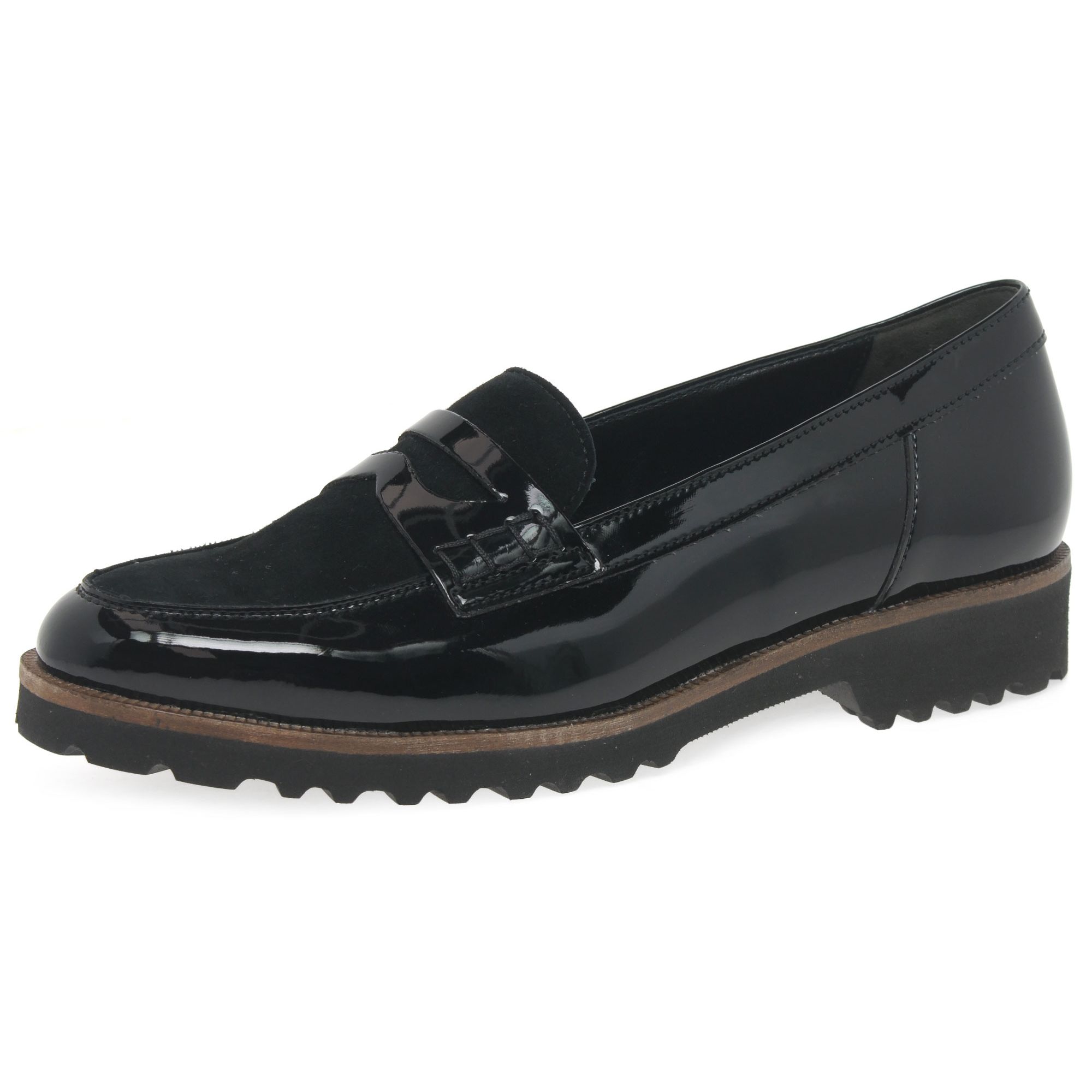 Gabor Skipper Dual Texture Loafers