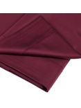 John Lewis Soft & Silky 400 Thread Count Egyptian Cotton Flat Sheet, Mulberry