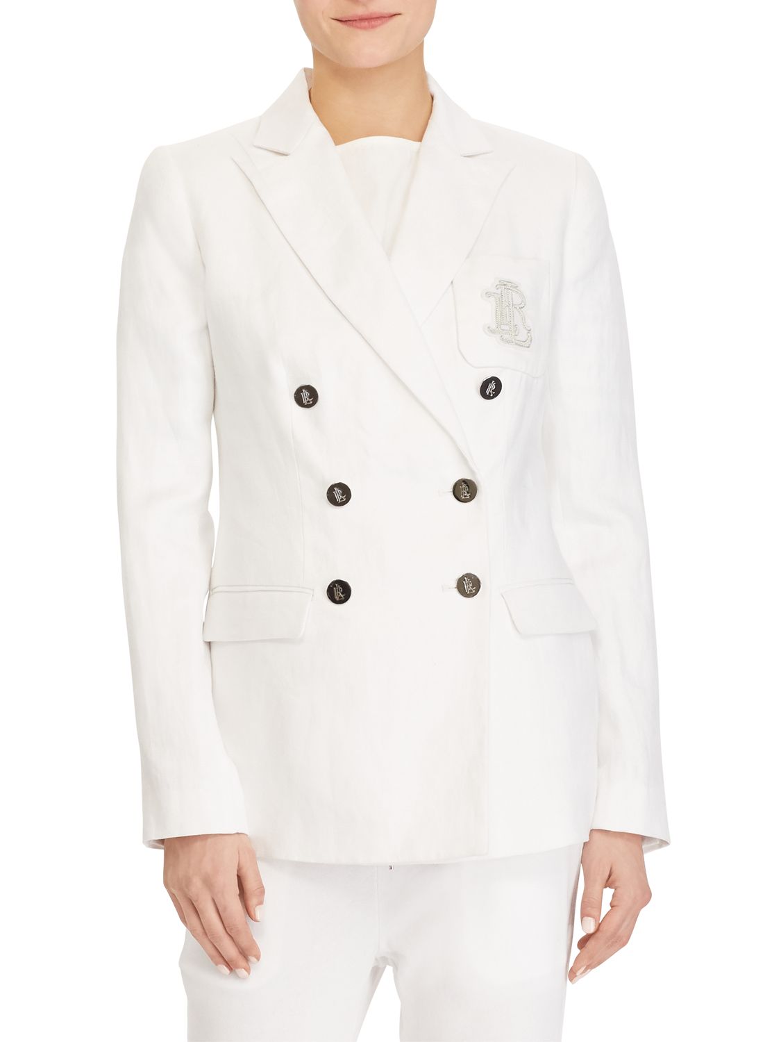 ralph lauren white coat