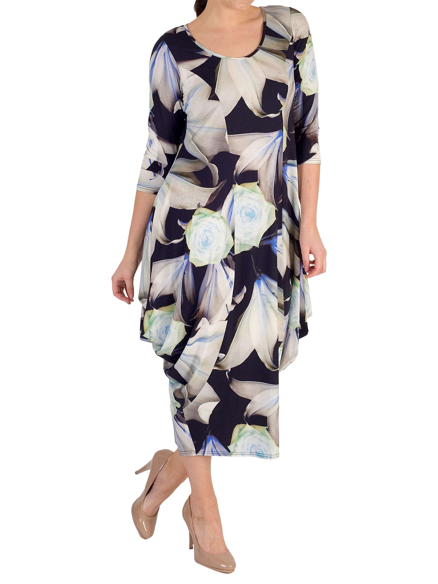 Chesca Printed Jersey Dress, Multi at John Lewis & Partners
