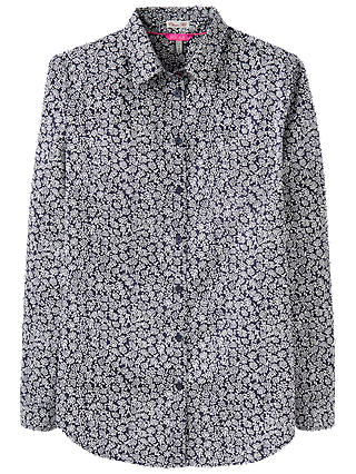 Joules Lucie Printed Shirt, Navy Blackberry