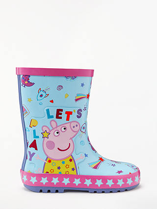 Peppa Pig Kids' Let's Play Wellington Boots, Blue