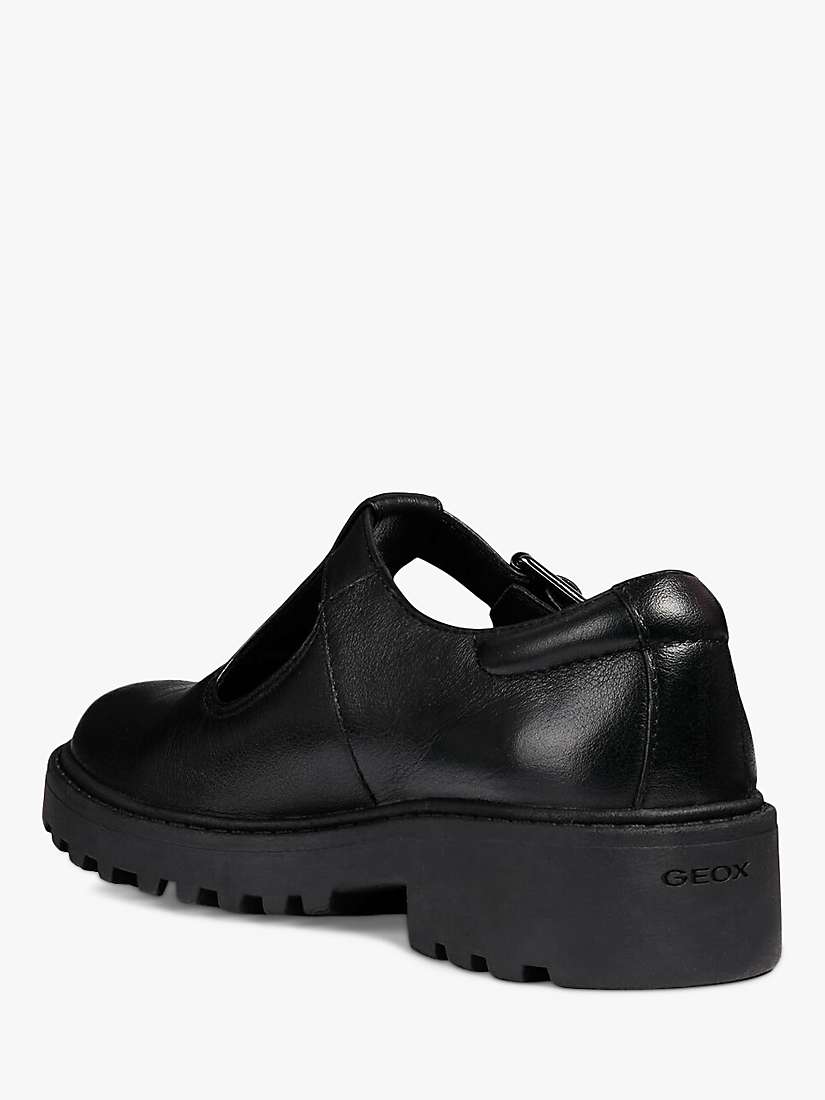 Buy Geox Kids' Casey G T-Bar School Shoes, Black Online at johnlewis.com