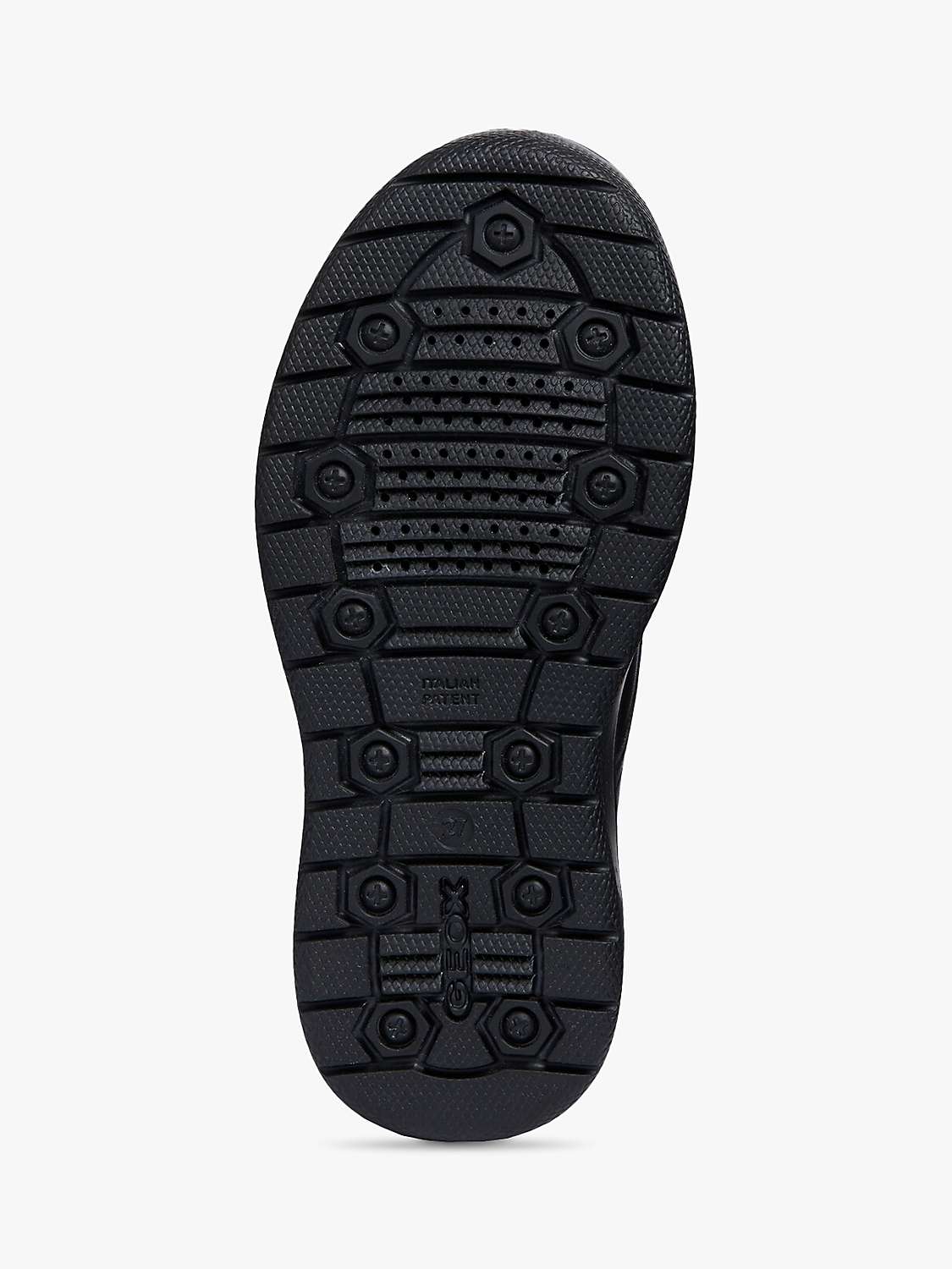 Buy Geox Kids' J Riddock Riptape Shoes, Black Online at johnlewis.com