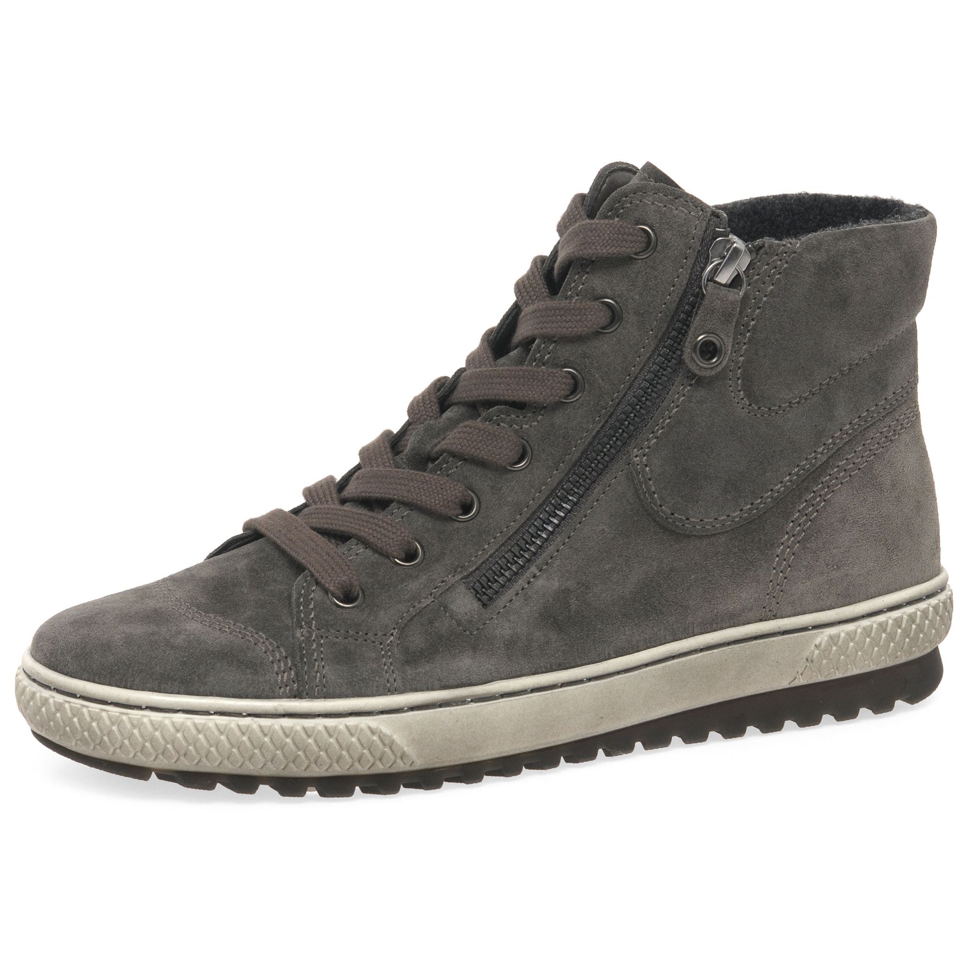 Gabor Bulner Wide High Top Lace Up Trainers