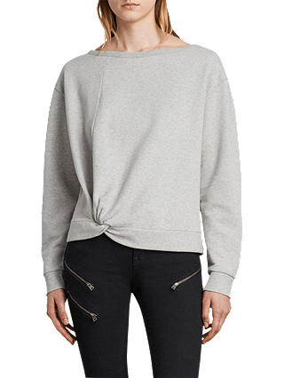 AllSaints Paloma Sweater, Grey Marl