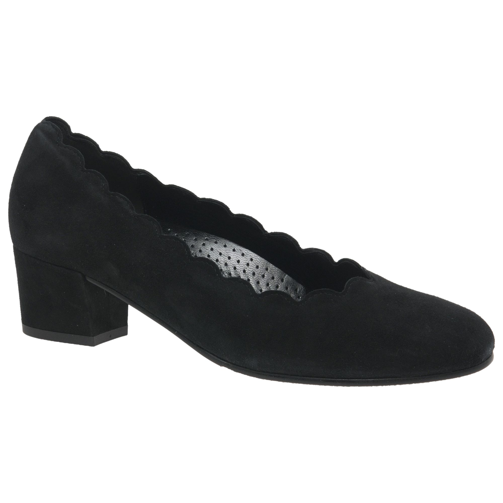 gabor black suede shoes
