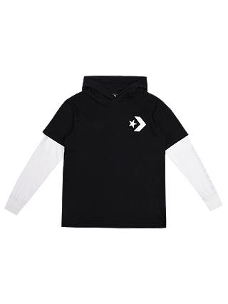 Converse Boys' Jersey Sweatshirt, Black